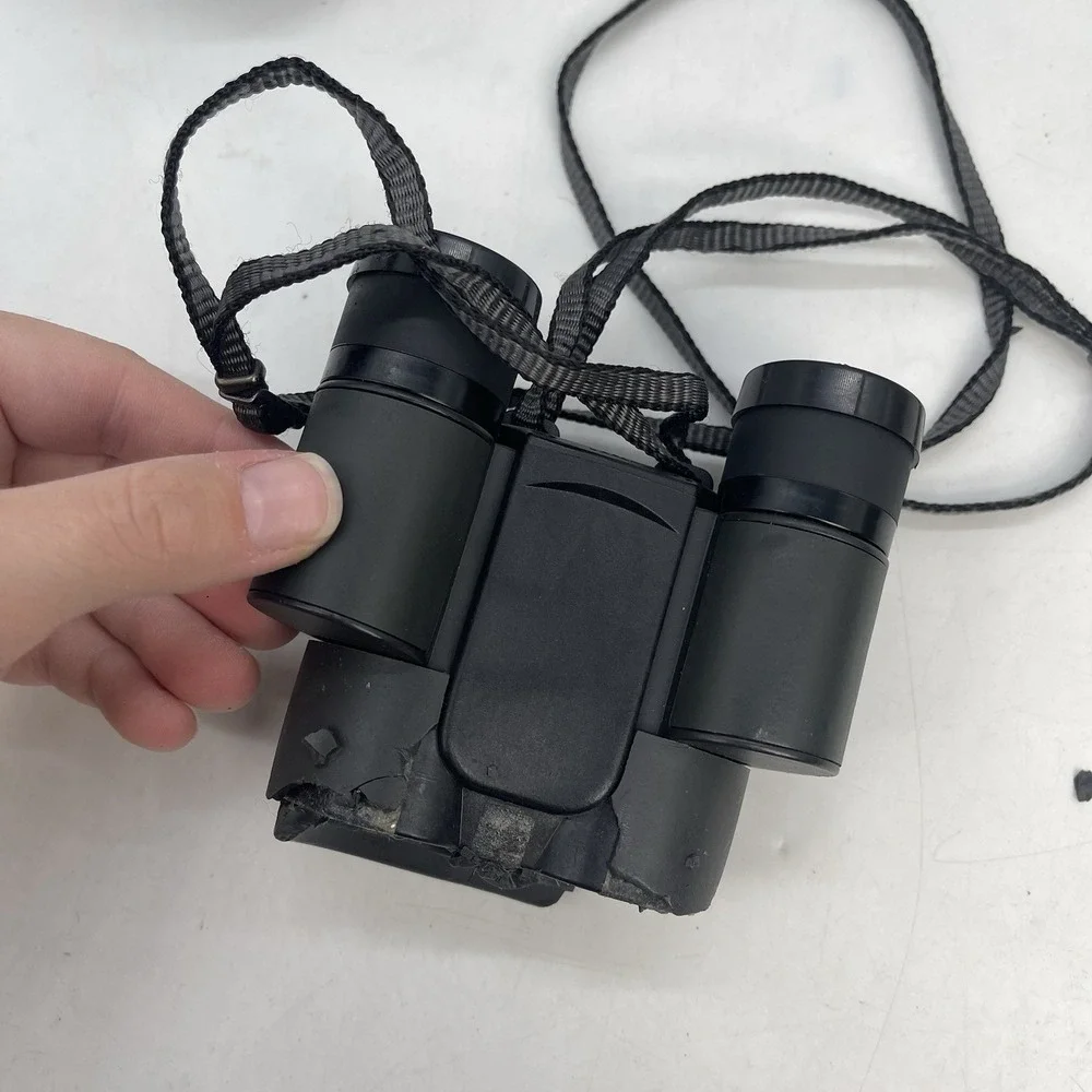 Vintage Pentax 8x24 7.5° Compact Binoculars Japan Case Travel Birding Hiking